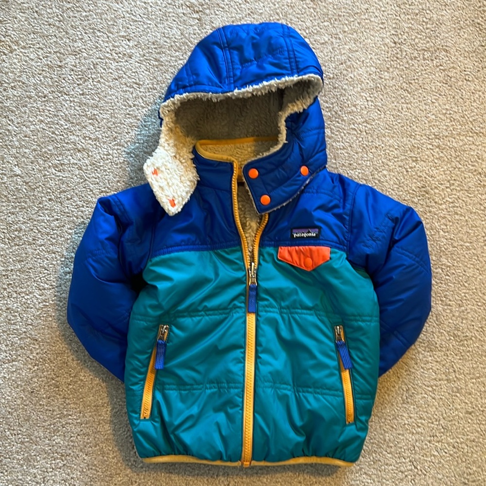 *Almost New* Patagonia Tribbles Reversible Jacket - 4T!